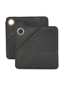 House Doctor Leder-Topflappen Square, 2 Stück, B 21 x L 21 cm