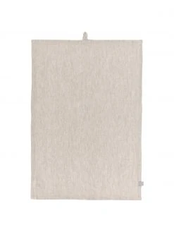 Jotex Leinen-Geschirrtücher Olga in Beige, 2 Stück, B 50 x L 70 cm
