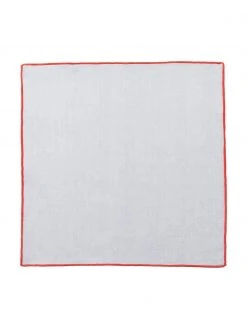 Leinen-Servietten Danieli in Hellblau, 2 Stück, B 42 x L 42 cm