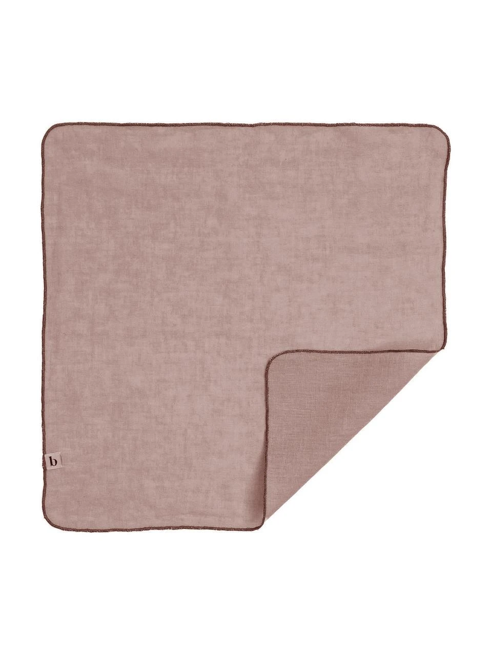 Broste Copenhagen Leinen-Servietten Gracie in Rosa, 2 Stück, B 45 x L 45 cm 1 Broste Copenhagen Leinen-Servietten Gracie in Rosa, 2 Stück, B 45 x L 45 cm