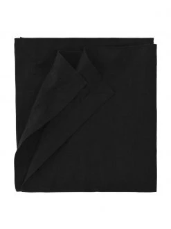 Leinen-Tischdecke Duk in Schwarz, Für 6 - 10 Personen (B 135 x L 250 cm)