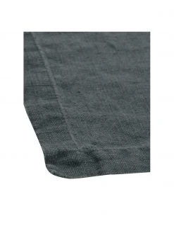 Erika Vaitkute Leinen-Tischdecke Ruta in Anthrazit, Für 4 - 6 Personen (B 130 x L 170 cm) -Küche Geschäft Leinen Tischdecke Ruta in Anthrazit 3