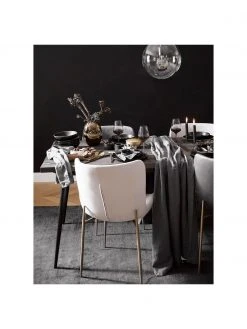 Erika Vaitkute Leinen-Tischl&auml;ufer Ruta in Grau, B 40 x L 140 cm -Küche Geschäft Leinen Tischlaufer Ruta in Grau 4