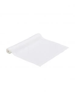 Erika Vaitkute Leinen-Tischläufer Ruta in Weiß, B 40 x L 140 cm