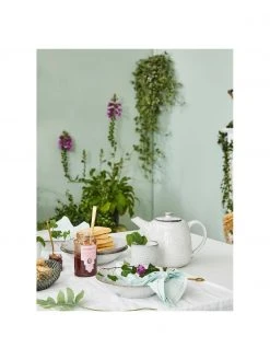 Erika Vaitkute Leinen-Tischläufer Ruta in Weiß, B 40 x L 140 cm -Küche Geschäft Leinen Tischlaufer Ruta in Weiss 5