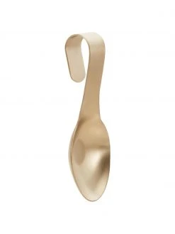 Nordal Löffelablage Goldies in mattem Gold, B 8 x L 24 cm