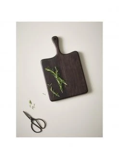 Jotex Mangoholz-Schneidebrett Fiorella in Schwarz, L 40 x B 25 cm -Küche Geschäft Mangoholz Schneidebrett Fiorella in Schwarz 2