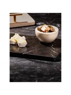 Ladelle Marmor-Dipschälchen Emerson in Sandfarben, 3 Stück, Ø 8 x H 4 cm -Küche Geschäft Marmor Dipschalchen Emerson in Sandfarben 3 Stuck 4