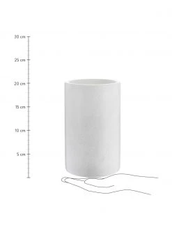 Marmor-Flaschenkühler Charlie in Weiß, Ø 12 x H 19 cm -Küche Geschäft Marmor Flaschenkuhler Charlie in Weiss 2