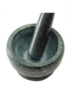 Marmor-Mörser und Stößel Cindea in Grün, Ø 13 x H 8 cm -Küche Geschäft Marmor Morser und Stossel Cindea in Grun 3