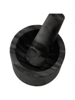 Marmor-Mörser und Stößel Johana , Ø 10 x H 8 cm -Küche Geschäft Marmor Morser und Stossel Johana 3