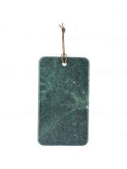 Bahne Marmor-Schneidebrett Liv in Grün, L 36 x B 20 cm