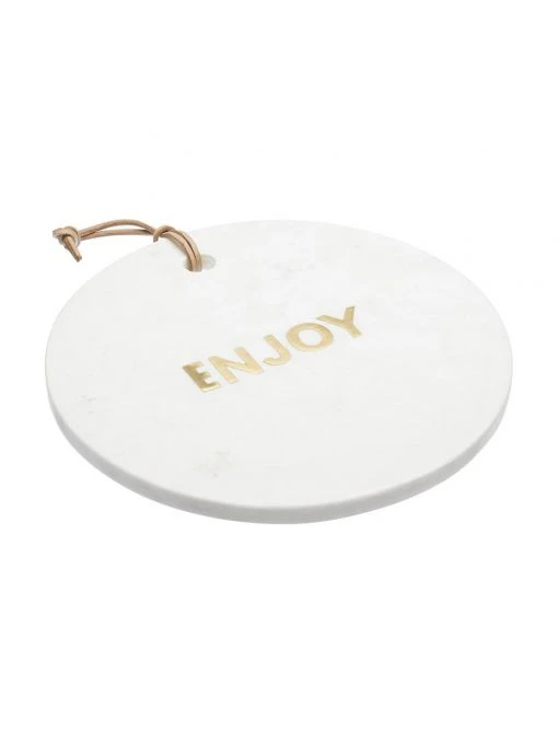 Marmor-Servierbrett Artesa, Ø 26 cm, Ø 26 cm -Küche Geschäft Marmor Servierbrett Artesa O 26 cm