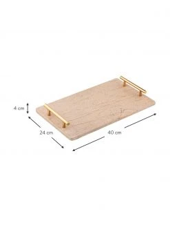 Ladelle Marmor-Servierplatte Emerson in Sandfarben L 40 x B 24 cm 5 Ladelle Marmor-Servierplatte Emerson in Sandfarben L 40 x B 24 cm -Küche Geschäft Marmor Servierplatte Emerson in Sandfarben L 40 x B 24 cm 2