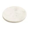 Westwing Collection Marmor-Untersetzer Callum in Weiß, 4 Stück, Ø 10 x H 1 cm