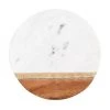 BUTLERS Marmor-Untersetzer Luxory Kitchen mit Holzdetails, 4 Stück, Ø 10 x H 2 cmNur noch wenige verfügbar
