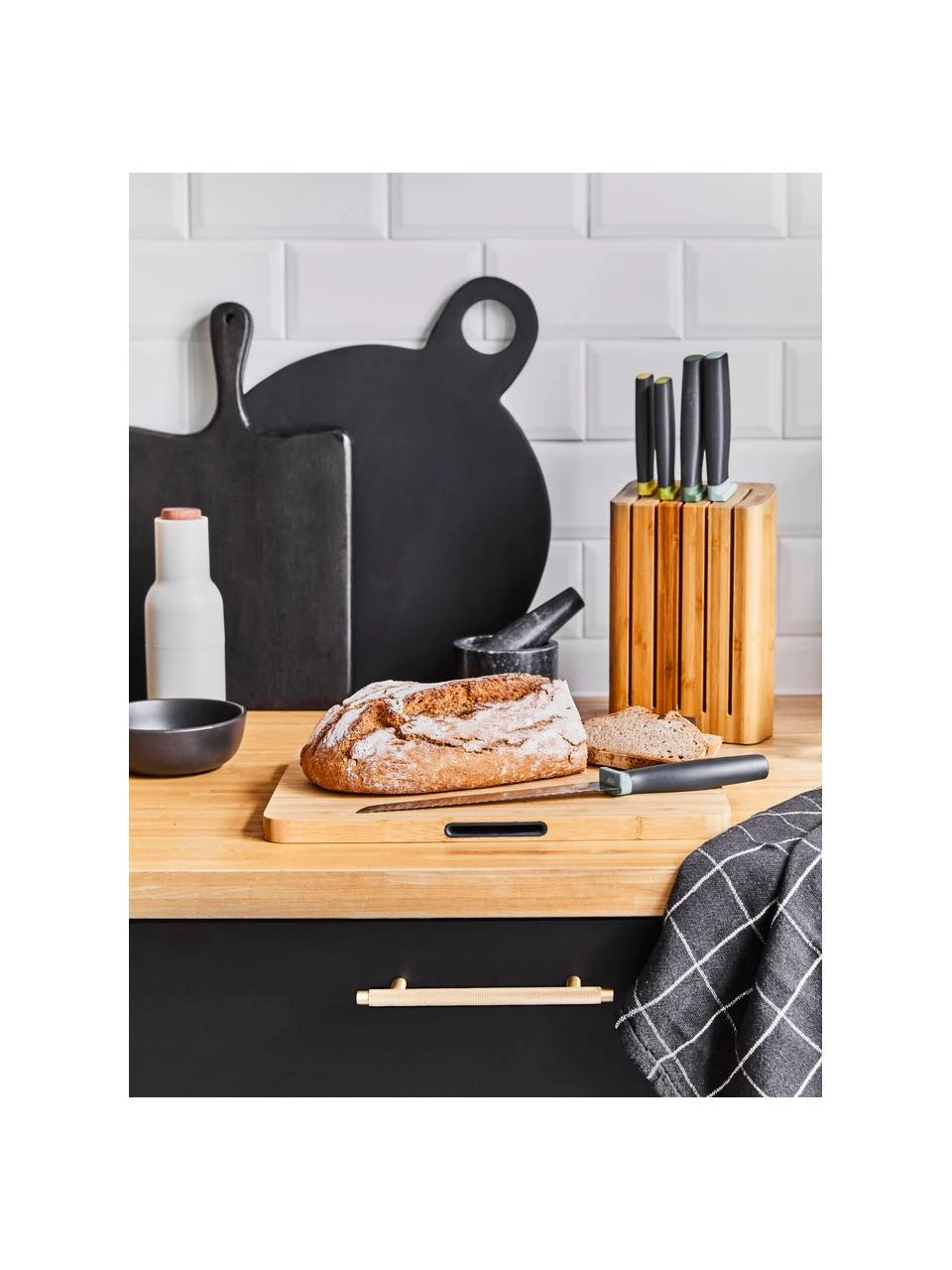 Joseph Joseph Messer Elevate mit Messerblock, 6er-Set, Verschiedene Größen 2 Joseph Joseph Messer Elevate mit Messerblock, 6er-Set, Verschiedene Größen – Bild 2