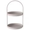 Metall-Etagere Joko in Beige, B 27 x H 44