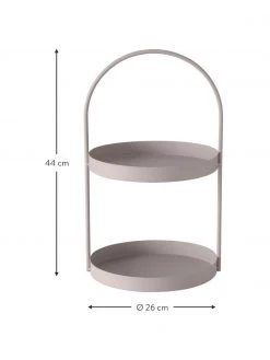 Metall-Etagere Joko in Beige, B 27 x H 44 -Küche Geschäft Metall Etagere Joko in Beige 2