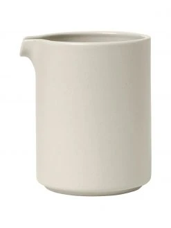 Blomus Milchkännchen Pilar in Beige matt/glänzend, 280 ml, Ø 8 x H 10 cm