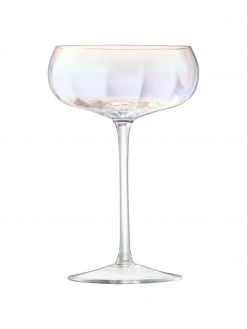 Lsa International Mundgeblasene Champagnerschalen Pearl mit schimmerndem Perlmuttglanz, 4 Stück, Ø 11 x H 16 cm, 300 mlNur noch 1 Artikel verfügbar