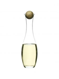 Mundgeblasene Karaffe Eden mit Holzdeckel, 1 L, H 35 cm, 1 L 10 Mundgeblasene Karaffe Eden mit Holzdeckel, 1 L, H 35 cm, 1 L -Küche Geschäft Mundgeblasene Karaffe Eden mit Holzdeckel 1 L 4