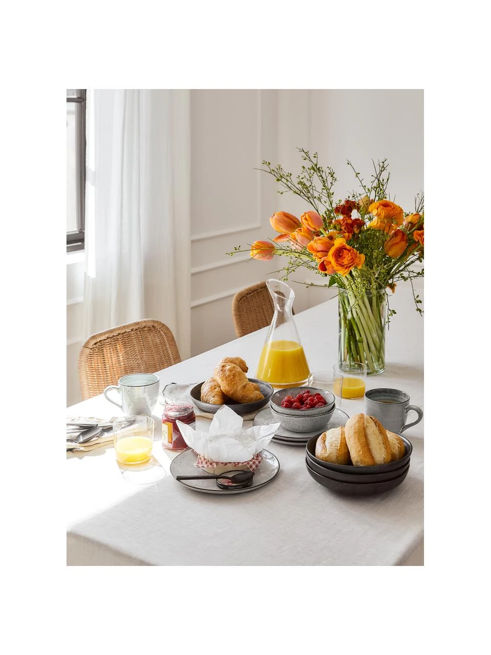 Mundgeblasene Kristall-Karaffe One, 1 L, Kristallglas, Transparent, H 29 cm, 1 L Mundgeblasene Kristall-Karaffe One, 1 L, H 29 cm, 1 L -Küche Geschäft Mundgeblasene Kristall Karaffe One 1 L 1