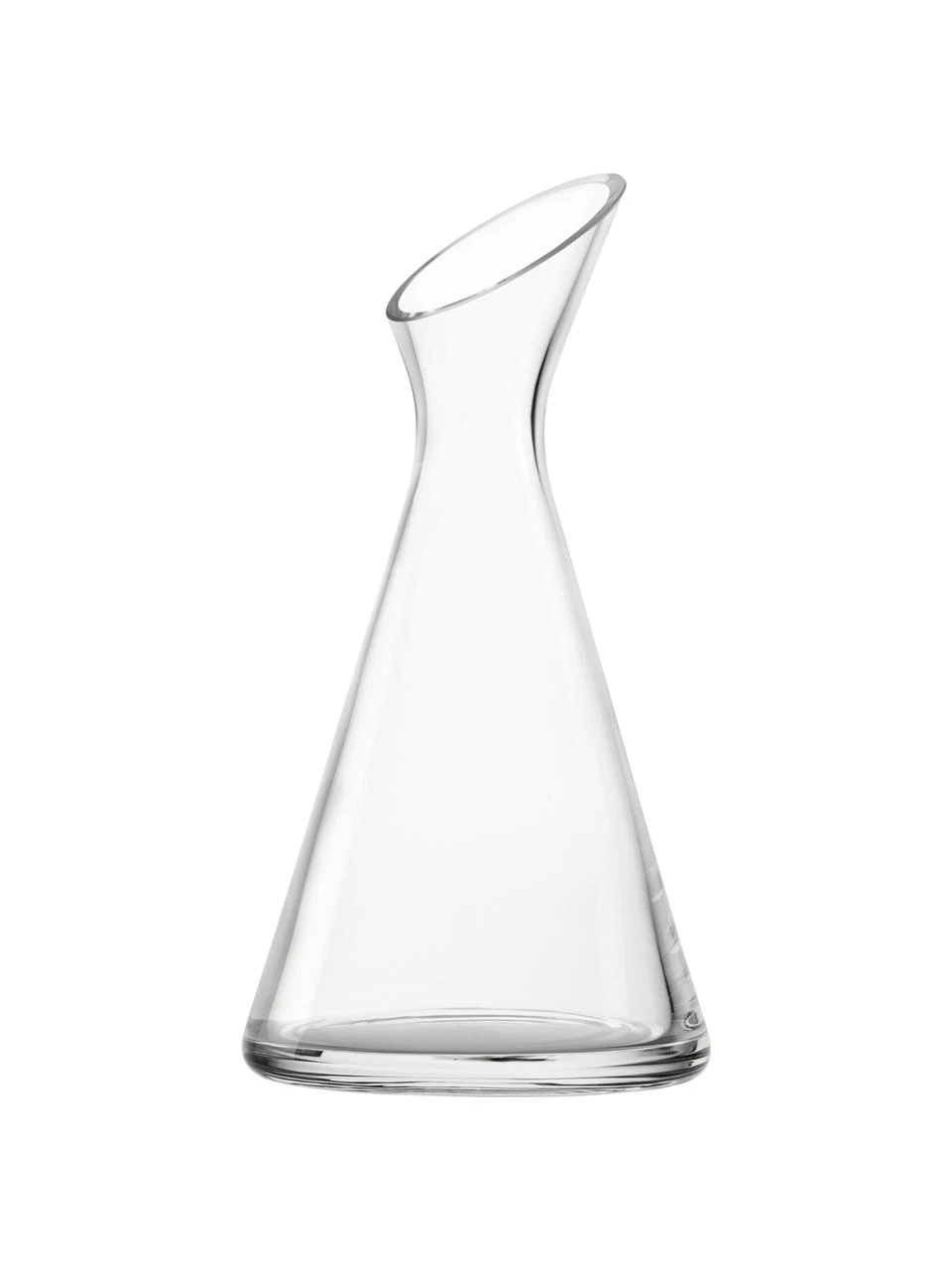 Mundgeblasene Kristall-Karaffe One, 1 L, Kristallglas, Transparent, H 29 cm, 1 L Mundgeblasene Kristall-Karaffe One, 1 L, H 29 cm, 1 L -Küche Geschäft Mundgeblasene Kristall Karaffe One 1 L
