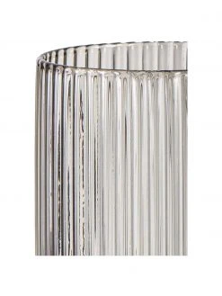 Ladelle Mundgeblasene Longdrinkgl&auml;ser Erskine mit Rillenstruktur, 4 St&uuml;ck, Ø 7 x H 14 cm, 400 ml -Küche Geschäft Mundgeblasene Longdrinkglaser Erskine mit Rillenstruktur 4 Stuck 2