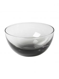 Broste Copenhagen Mundgeblasene Schälchen Smoke, 2 Stück, Ø 12 x H 6 cm