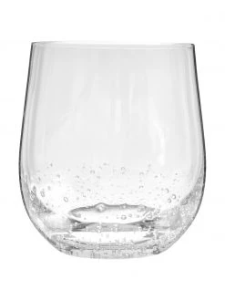 Broste Copenhagen Mundgeblasene Wassergläser Bubble mit dekorativen Luftbläschen, 4 Stück, Ø 9 x H 10 cm, 250 ml