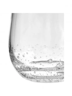 Broste Copenhagen Mundgeblasene Wassergl&auml;ser Bubble mit dekorativen Luftbl&auml;schen, 4 St&uuml;ck, Ø 9 x H 10 cm, 250 ml -Küche Geschäft Mundgeblasene Wasserglaser Bubble mit dekorativen Luftblaschen 4 Stuck 3