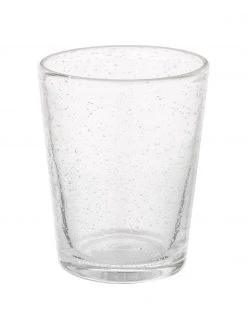 Broste Copenhagen Mundgeblasene Wassergläser Bubble mit dekorativen Luftbläschen, 4 Stück, Ø 8 x H 10 cm, 250 mlNur noch 1 Artikel verfügbar