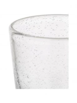 Broste Copenhagen Mundgeblasene Wassergl&auml;ser Bubble mit dekorativen Luftbl&auml;schen, 4 St&uuml;ck, Ø 8 x H 10 cm, 250 mlNur noch 1 Artikel verfügbar -Küche Geschäft Mundgeblasene Wasserglaser Bubble mit dekorativen Luftblaschen 4 Stuck 9