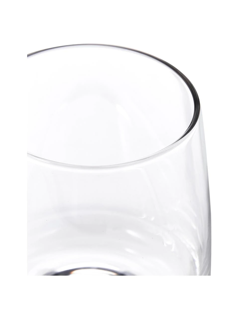 Mundgeblasene Wassergläser Ellery, 4 Stück, Glas, Transparent, Ø 9 x H 10 cm Westwing Collection Mundgeblasene Wassergläser Ellery, 4 Stück, Ø 9 x H 10 cm -Küche Geschäft Mundgeblasene Wasserglaser Ellery 4 Stuck 5