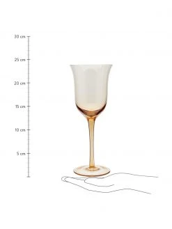 Bitossi Home Mundgeblasene Weingl&auml;ser Diseguale in unterschiedlichen Farben und Formen, 6 St&uuml;ck, Ø 7 x H 24 cm, 250 ml -Küche Geschäft Mundgeblasene Weinglaser Diseguale in unterschiedlichen Farben und Formen 6 Stuck 2