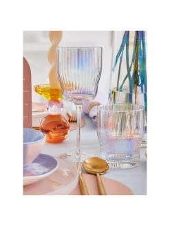 Westwing Collection Mundgeblasene Weingläser Juno mit Rillenrelief und Perlmuttglanz, 4 Stück, Ø 9 x H 21 cm 2 Westwing Collection Mundgeblasene Weingläser Juno mit Rillenrelief und Perlmuttglanz, 4 Stück, Ø 9 x H 21 cm -Küche Geschäft Mundgeblasene Weinglaser Juno mit Rillenrelief und Perlmuttglanz 4 Stuck 2