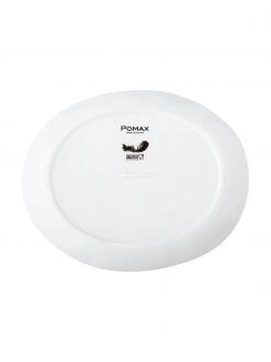 Ovale Frühstücksteller Porcelino mit unebener Oberfläche, 4 Stück, L 23 x B 19 cm -Küche Geschäft Ovale Fruhstucksteller Porcelino mit unebener Oberflache 4 Stuck 4