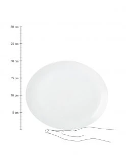 Ovale Speiseteller Porcelino mit unebener Oberfläche, 4 Stück, L 28 x B 24 cm 8 Ovale Speiseteller Porcelino mit unebener Oberfläche, 4 Stück, L 28 x B 24 cm -Küche Geschäft Ovale Speiseteller Porcelino mit unebener Oberflache 4 Stuck 2