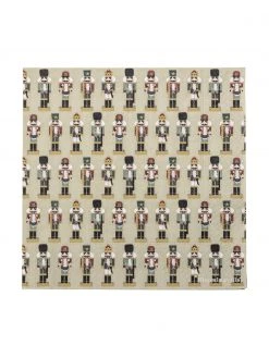 Bloomingville Papier-Servietten Darren mit Nussknacker-Motiven, 20 Stück, B 33 x L 33 cm