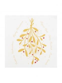 Räder Papier-Servietten Mistletoe, 20 Stück, B 33 x L 33 cm