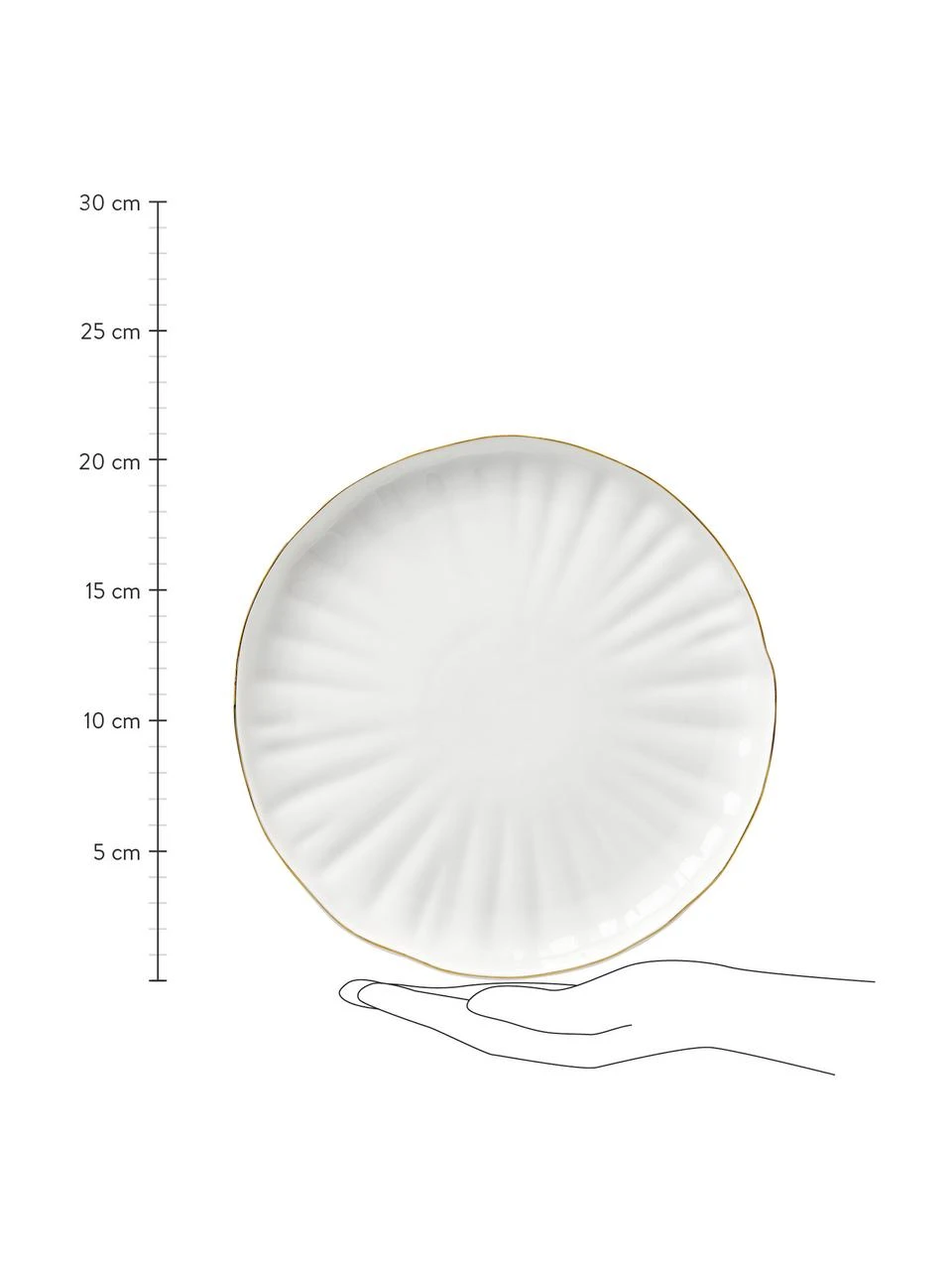 Porzellan Frühstücks-Set Sali mit goldenem Rand und Relief, 4 Personen (12-tlg.), Porzellan, Weiß, 4 Personen (12-tlg.) Westwing Collection Porzellan Frühstücks-Set Sali mit goldenem Rand und Relief, 4 Personen (12-tlg.) -Küche Geschäft Porzellan Fruhstucks Set Sali mit goldenem Rand und Relief 4 Personen 12 tlg 4