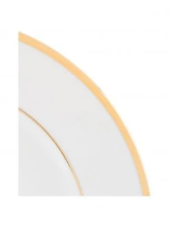 Cote Table Porzellan-Frühstücksteller Ginger mit goldenem Rand, 6 Stück, Ø 20 cm -Küche Geschäft Porzellan Fruhstucksteller Ginger mit goldenem Rand 6 Stuck 7