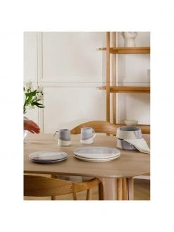 Westwing Collection Porzellan-Fr&uuml;hst&uuml;cksteller Ilan, 2 St&uuml;ck, Ø 21 x H 2 cm -Küche Geschäft Porzellan Fruhstucksteller Ilan 2 Stuck 2