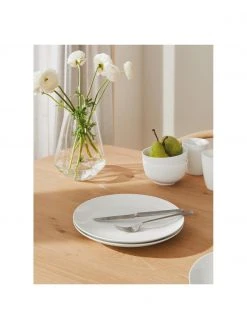 Westwing Collection Porzellan-Speiseteller Delight Modern in Wei&szlig;, 2 St&uuml;ck, Ø 27 cm -Küche Geschäft Porzellan Speiseteller Delight Modern in Weiss 2 Stuck 2