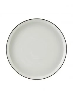 Westwing Collection Porzellan Speiseteller Facile Ø 25 cm mit schwarzem Rand, 2 Stück, Ø 25 x H 3 cm 10 Westwing Collection Porzellan Speiseteller Facile Ø 25 cm mit schwarzem Rand, 2 Stück, Ø 25 x H 3 cm -Küche Geschäft Porzellan Speiseteller Facile O 25 cm mit schwarzem Rand 2 Stuck 4