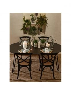 Asa Porzellan-Speiseteller Kolibri in Grau glänzend, 6 Stück, Ø 27 cm -Küche Geschäft Porzellan Speiseteller Kolibri in Grau glanzend 6 Stuck 4