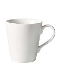 Villeroy & Boch Porzellan-Tasse Organic in Weiß, Ø 9 x H 10 cm, 350 ml