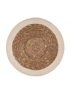 BUTLERS Runde Seegras-Tischsets Sauvage, 2 Stück, Ø 38 cm