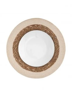 BUTLERS Runde Seegras-Tischsets Sauvage, 2 Stück, Ø 38 cm -Küche Geschäft Runde Seegras Tischsets Sauvage 2 Stuck 5